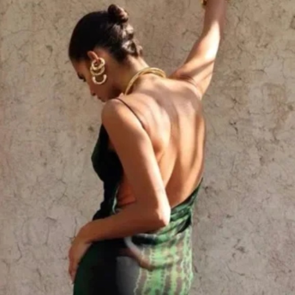 Rat & Boa Green Maxi Dress - Picture 2 of 8